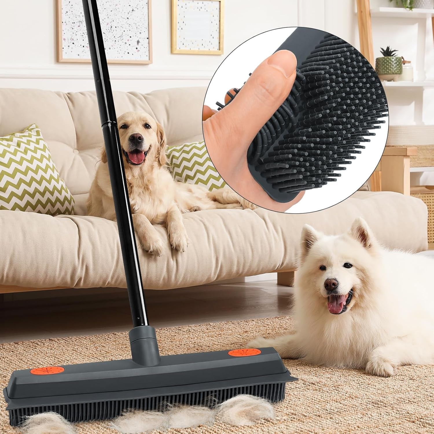 Pet Hair Removal Broom 