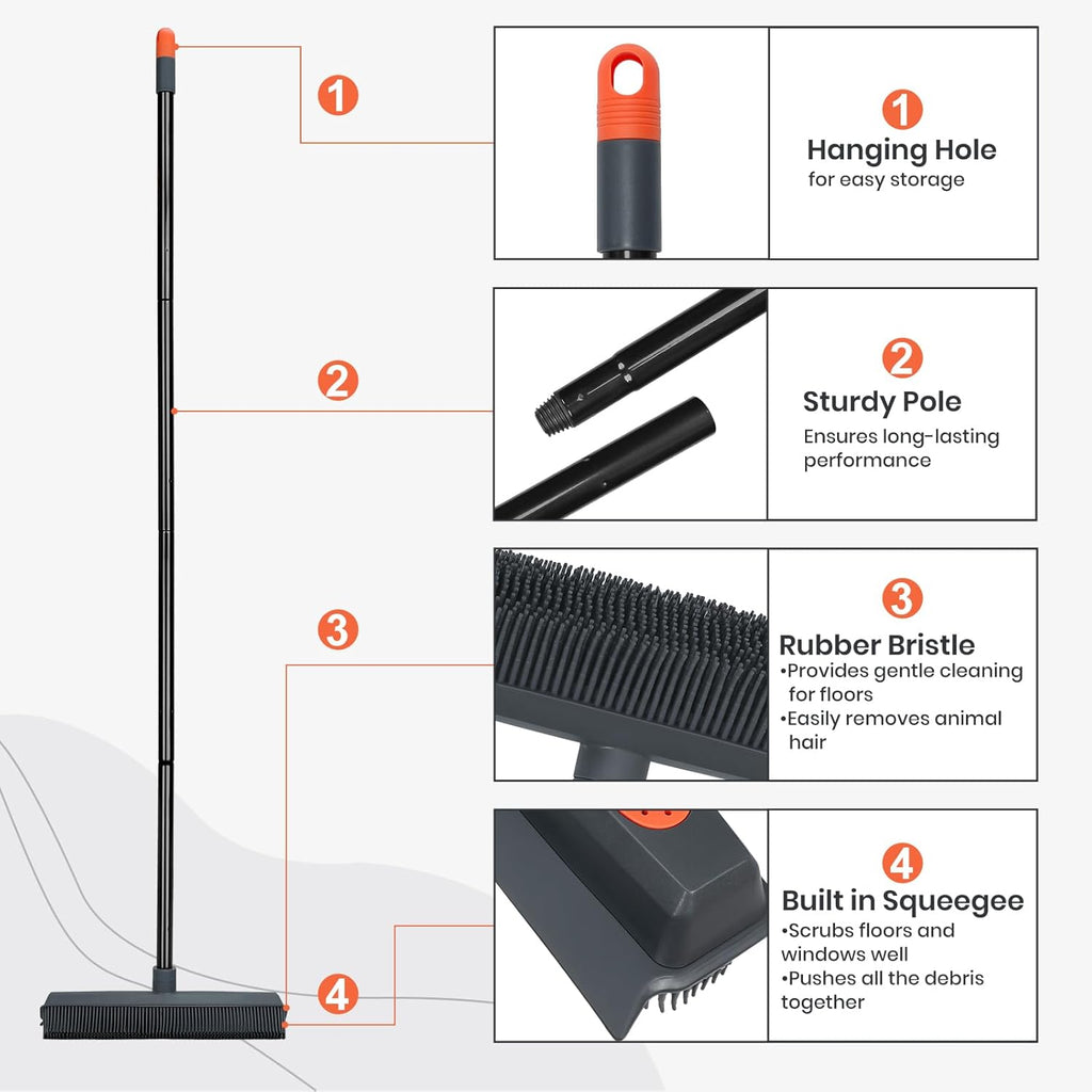 Pet Hair Removal Broom 
