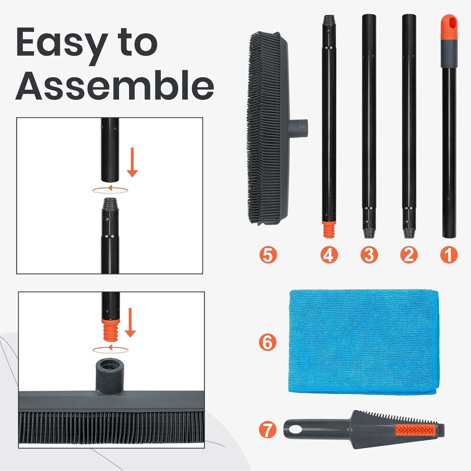 Pet Hair Removal Broom 