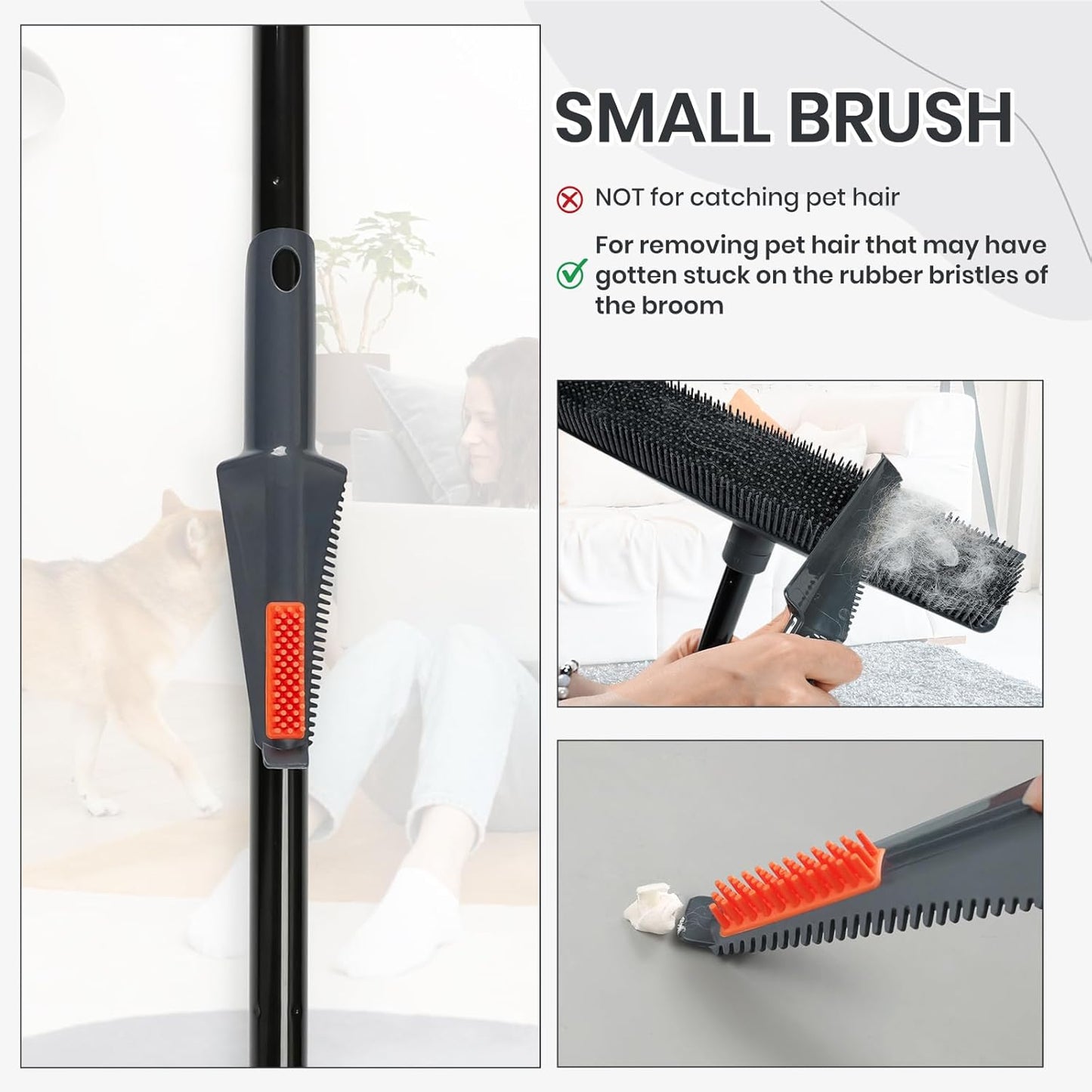 Pet Hair Removal Broom 